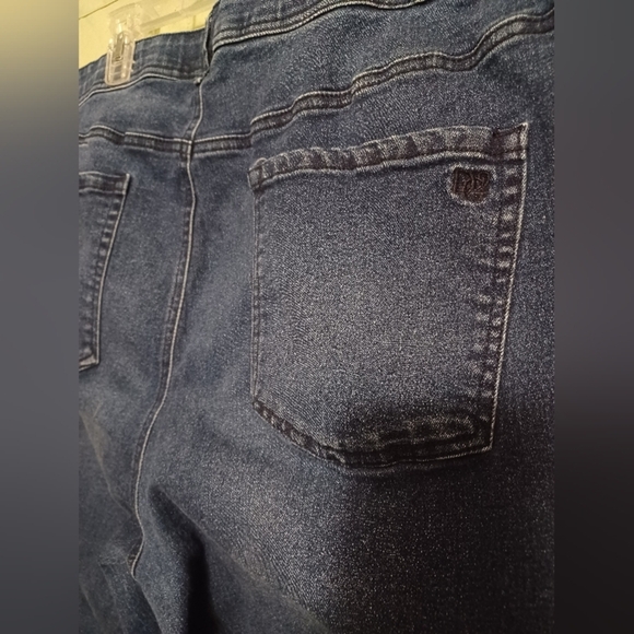 A DG2 By Diane Gilman Classic Blue Women's Denim Jeans - Picture 3 of 4